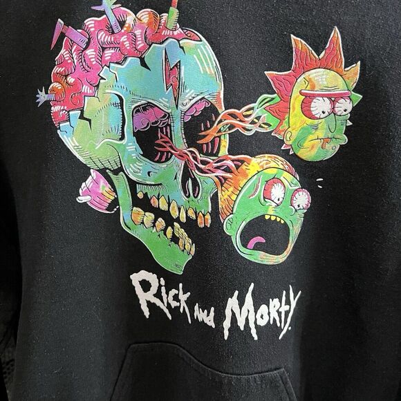Adult Swim Rick And Morty Hoodie Size Small - Picture 3 of 4